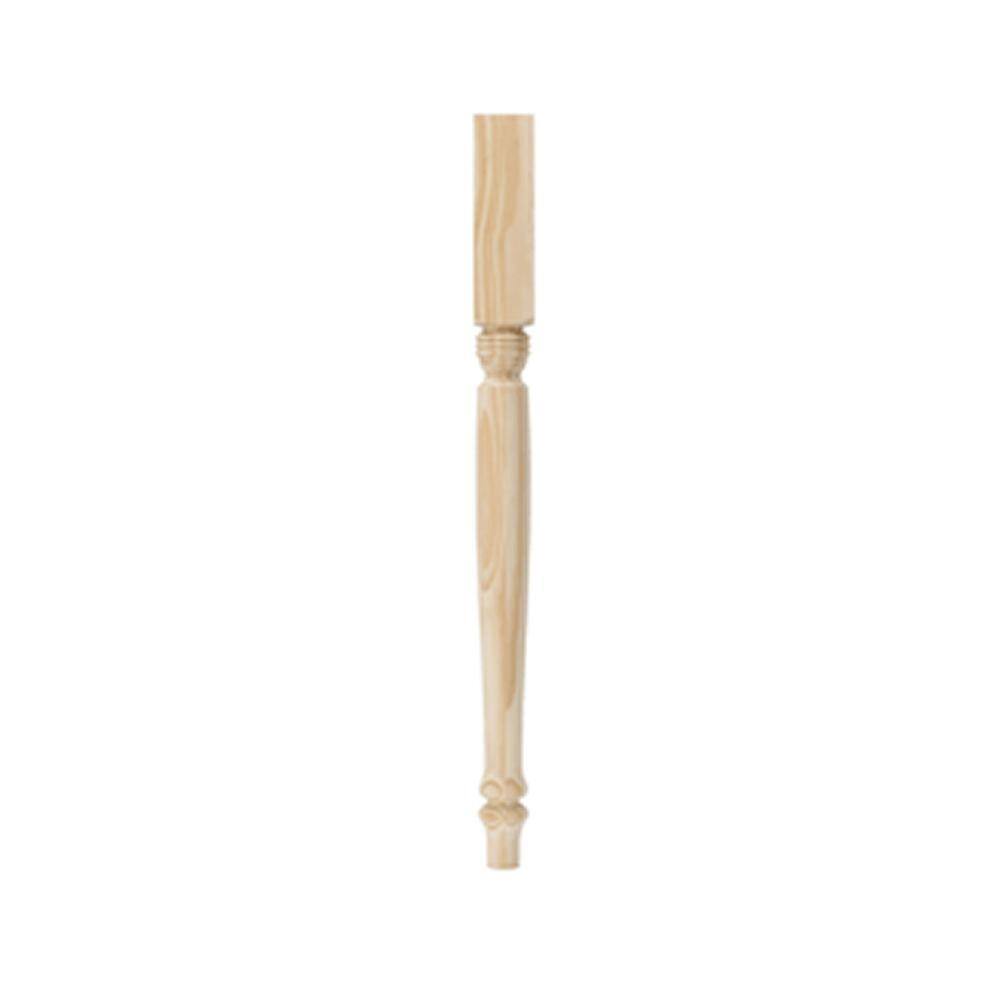 Waddell 2921 29 in. Solid Pine Furniture Leg 10001534