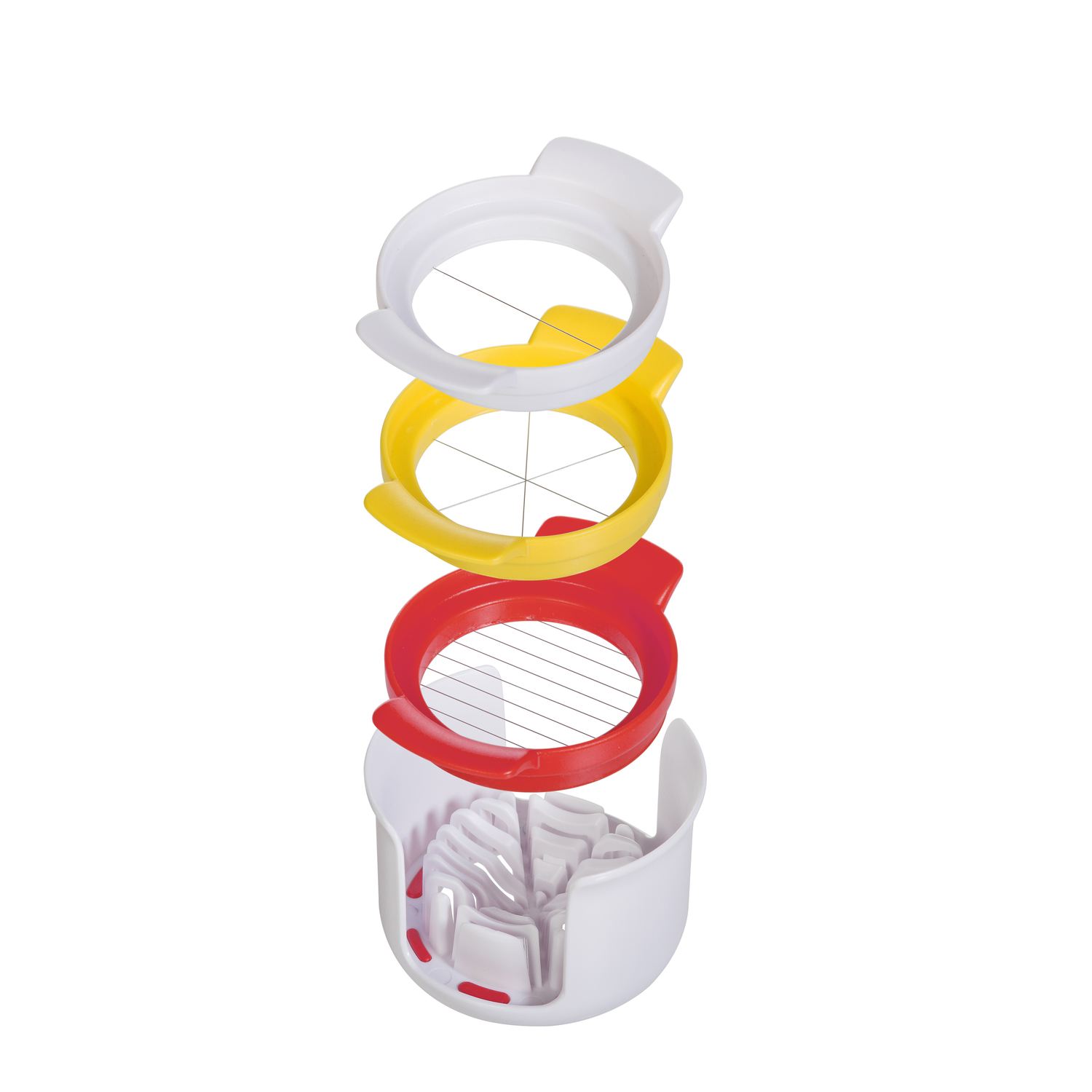 Progressive Prepworks White Metal/Plastic Egg Slicer