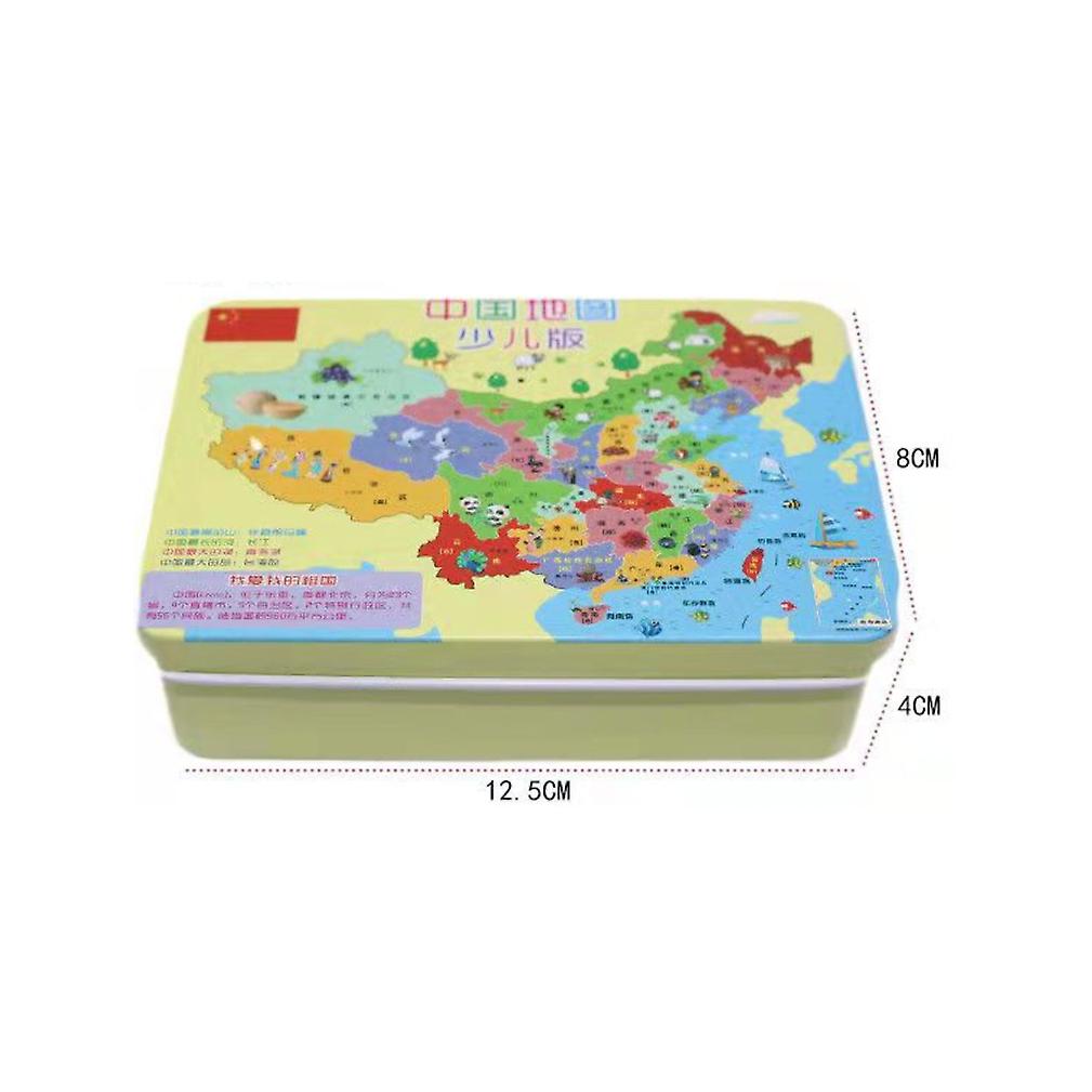 60 Piece Jigsaw Puzzle Game China Map For Kids