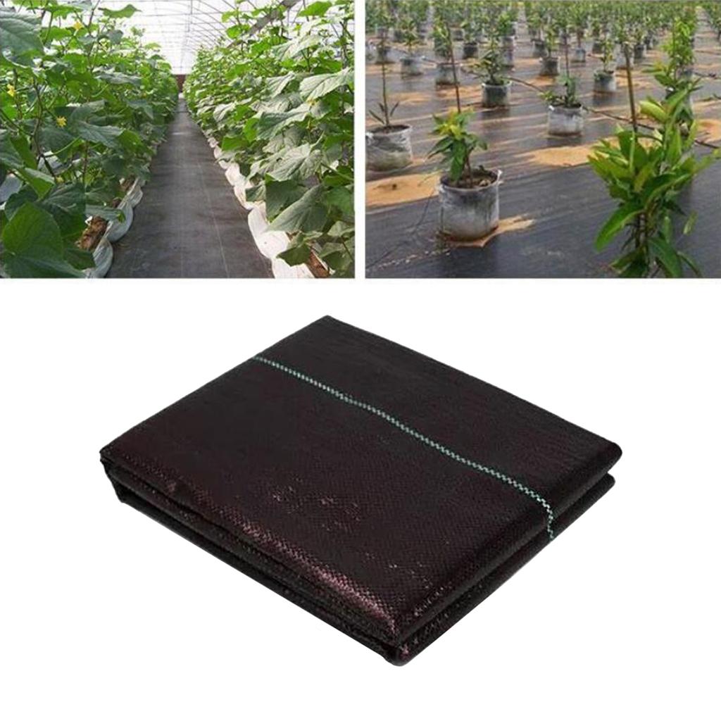 Black Barrier Landscape Fabric for Garden, Greenhouse, Flower Beds - 1.5x1meter