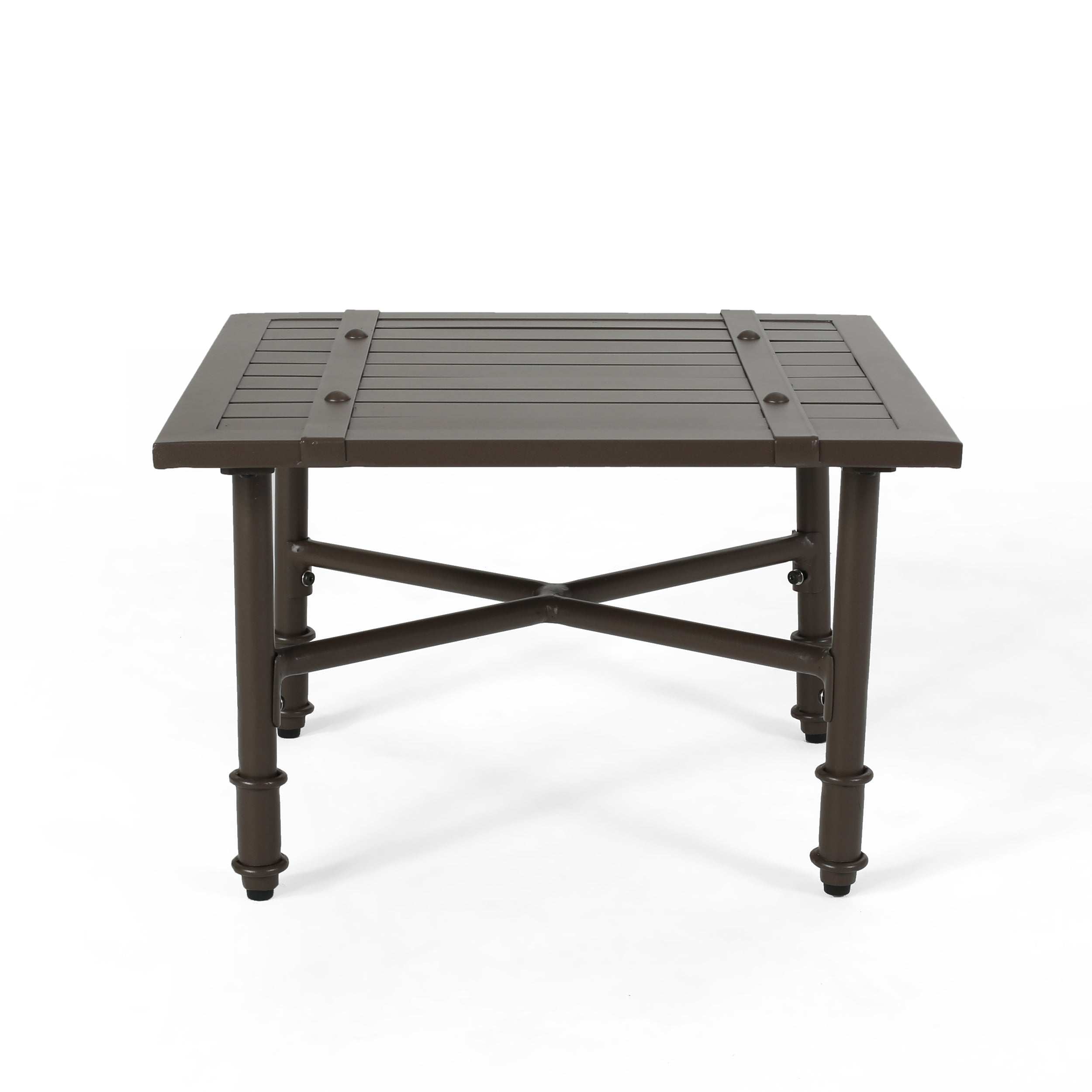 Francis Outdoor Aluminum Side Table