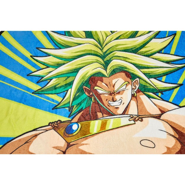 Just Funky Dragon Ball Z Broly 45 X 60 Inch Fleece Throw Blanket