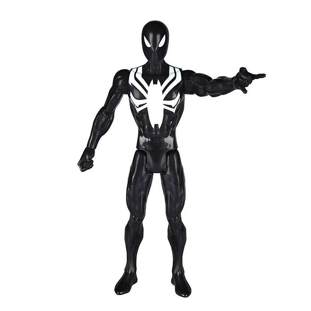 Spider-Man Black Suit Titan Hero Figure Spider-Man With Power FX Port