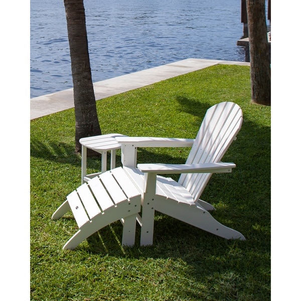 POLYWOOD South Beach Adirondack Chair 3Piece Set