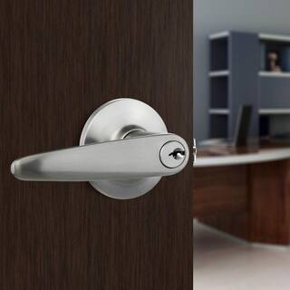 TOLEDO Barcelona Satin Nickel Keyed Entry Door Handle Set CV1900BAUS15