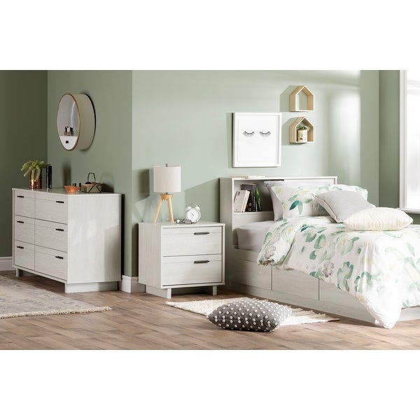 South Shore Fynn Twin Headboard with Storage - - 11036469