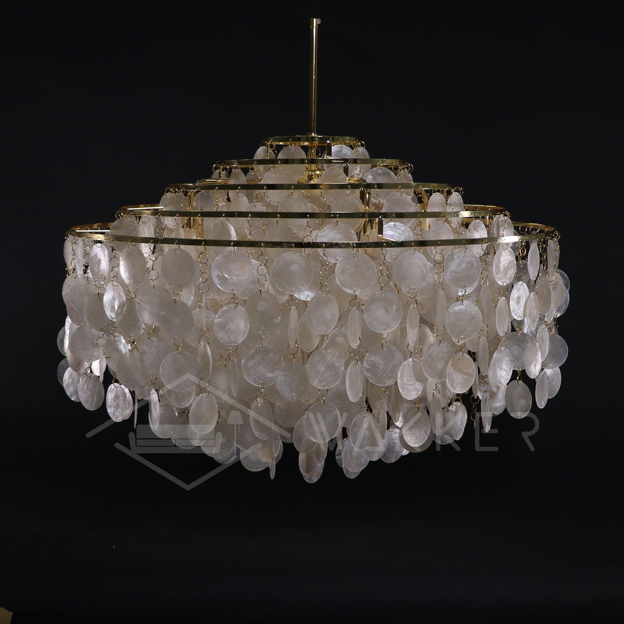 Round Shell Chandelier