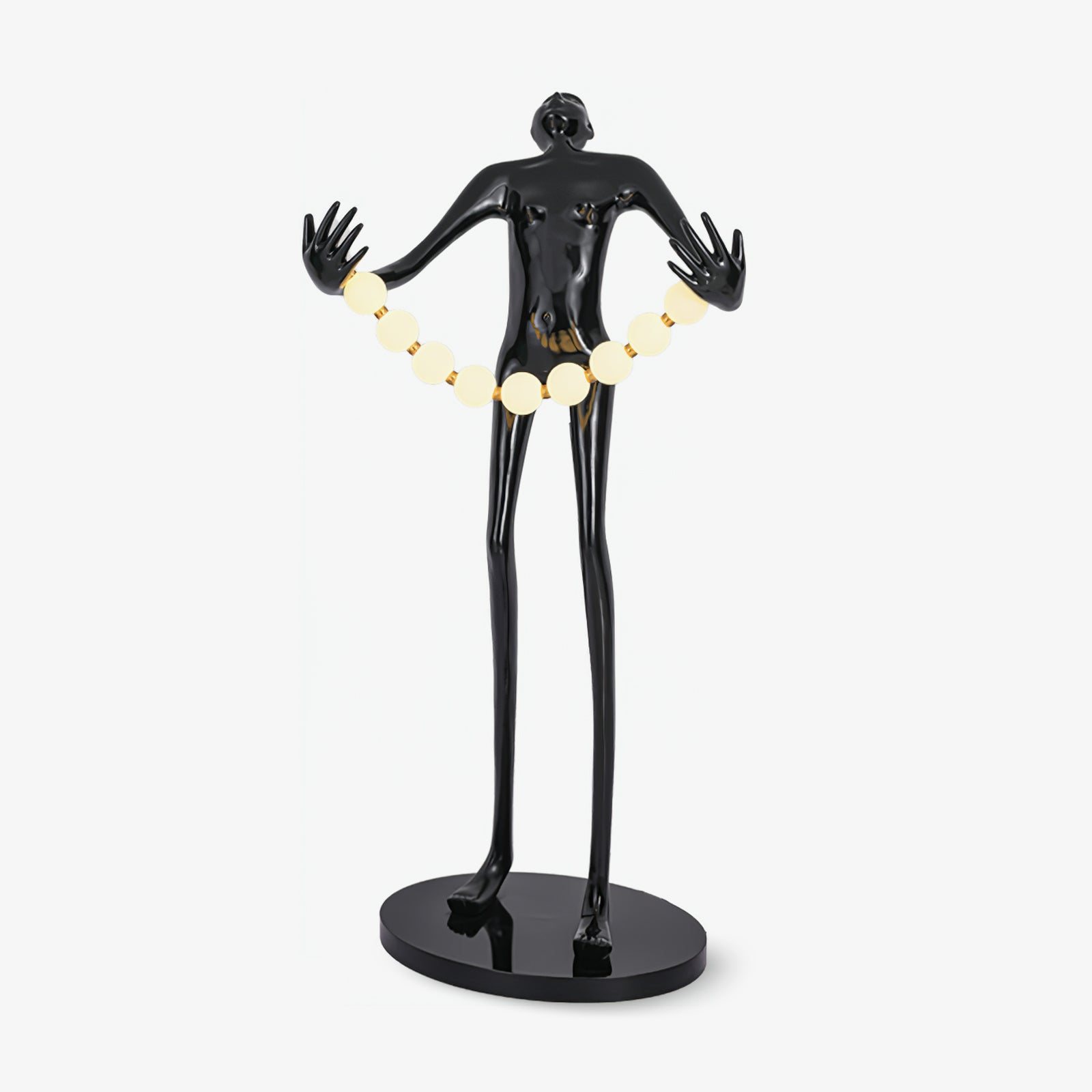 Orb Juggler Sculpture Floor Lamp