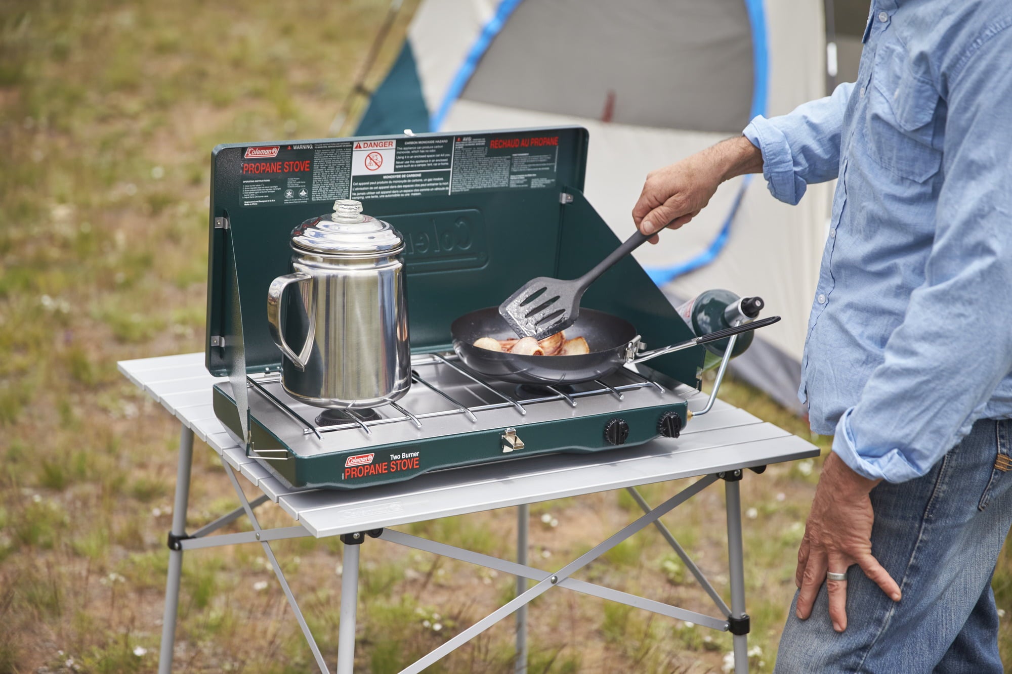 Coleman® Classic Propane Gas Camping Stove, 2-Burner