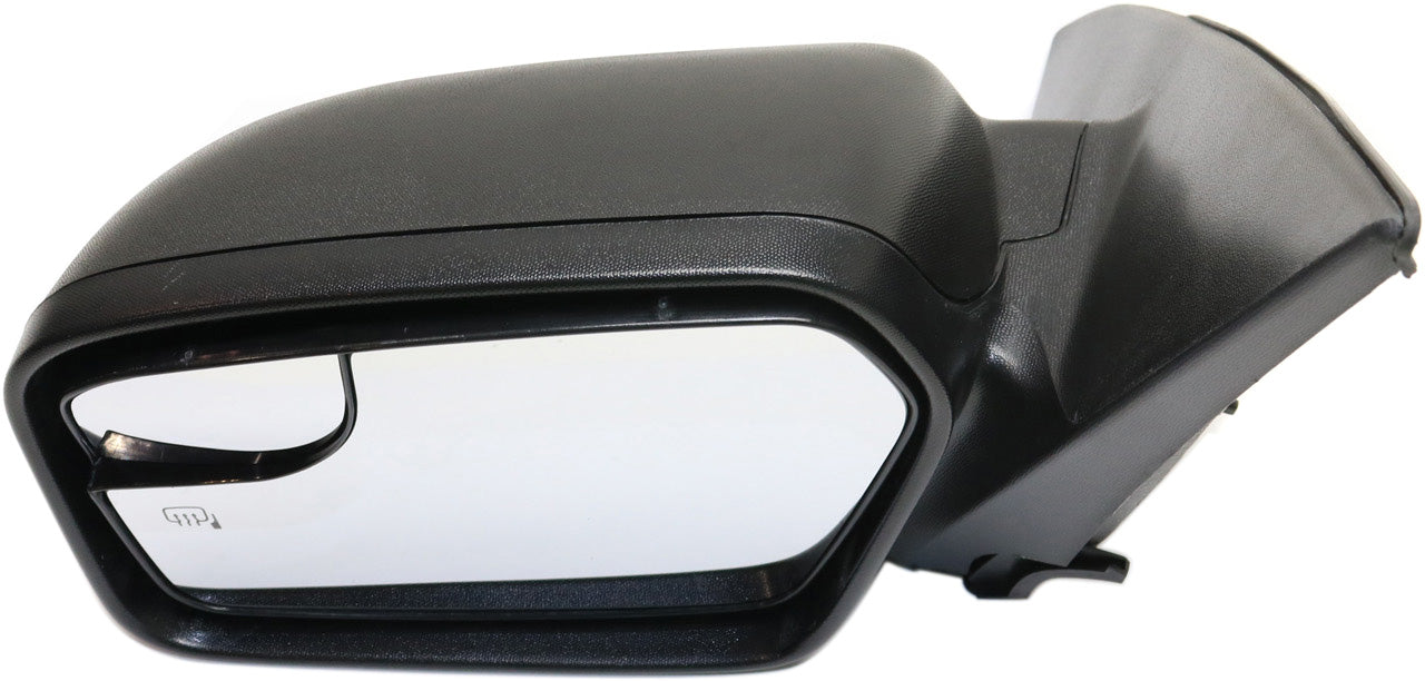 Mirror Compatible With 2011-2012 Ford Fusion Left Driver Side Heated w/ Blind Spot Corner Glass Black Kool-Vue