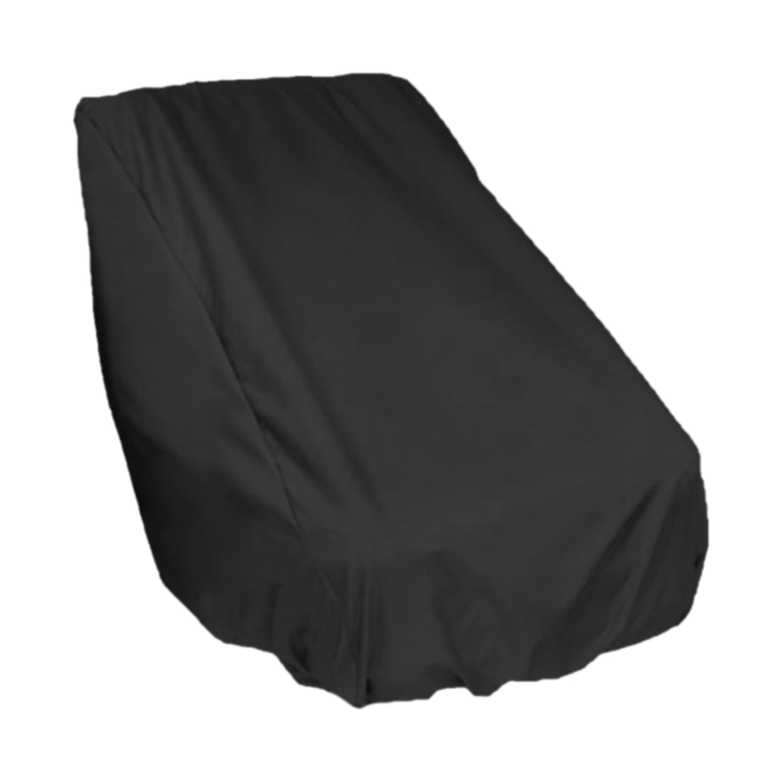 Boat Seat Cover Outdoor Yacht Waterproof Elastic Hem Protection Black