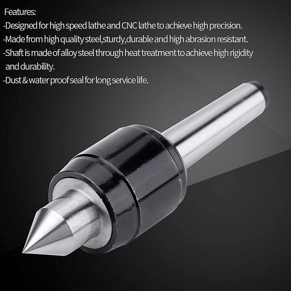 Mk2 Precision Revolving Live Center Steel Point 60 Degree For Machine Taper Cnc Lathe Tool