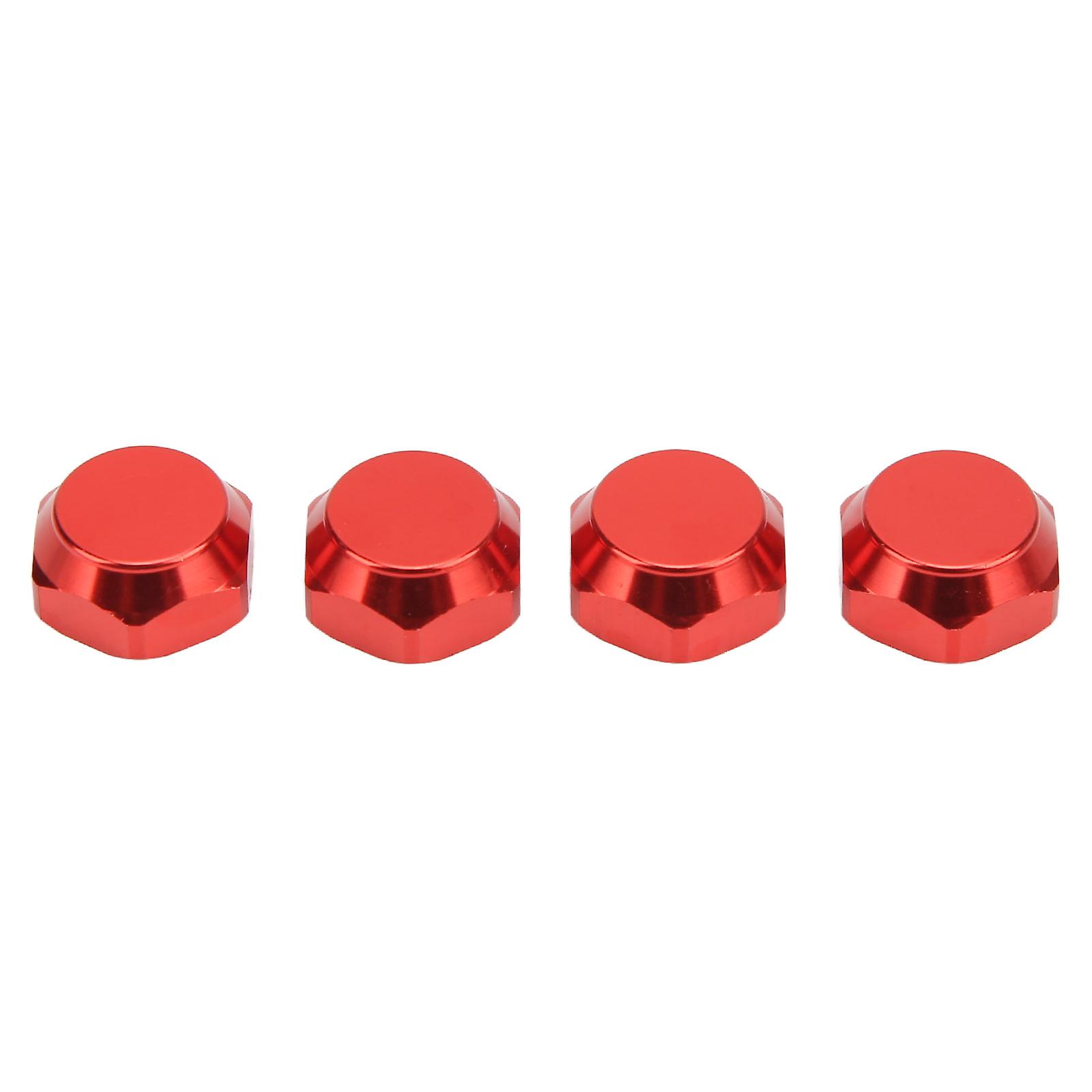 4pcs 1/8 Rc Hex Hub Nuts Dustproof Lightweight 17mm Aluminum Wheel Hex Drive Hub Adaptorred