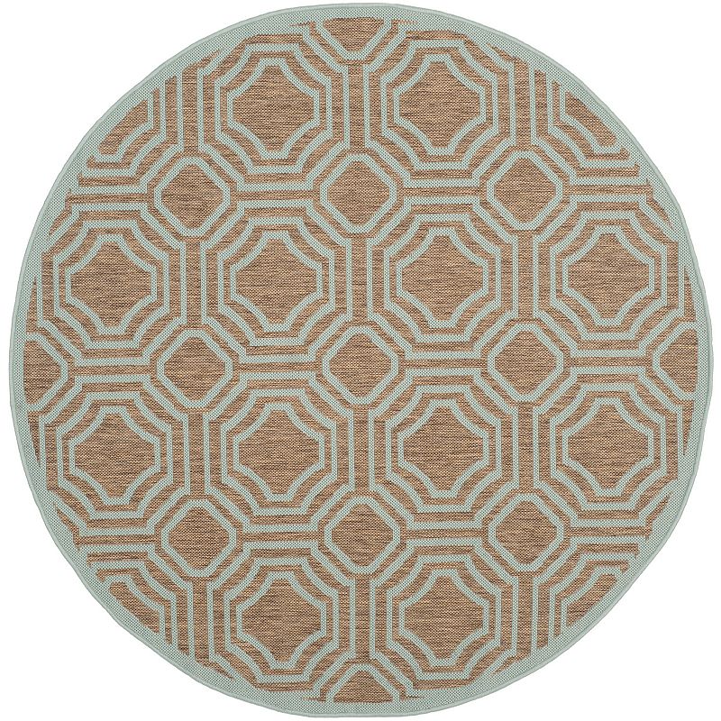 Safavieh Courtyard Geo Indoor Outdoor Rug