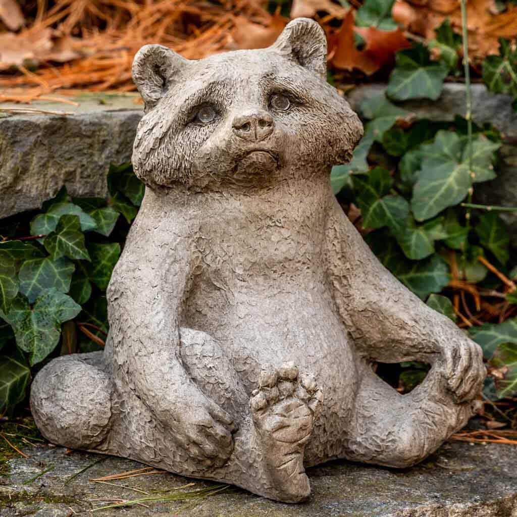 Campania International Ricky Racoon Statue