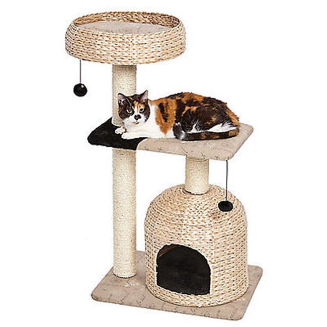 MidWest Homes For Pets Feline Nuvo Nest Wicker Cat Tree