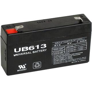 UPG 6-Volt 1.3 Ah F1 Terminal Sealed Lead Acid (SLA) AGM Rechargeable Battery UB613