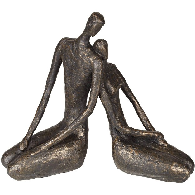 Wide Bronze Sculpture