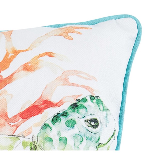 C amp f Home Colorful Sea Turtle Printed Throw Pillow