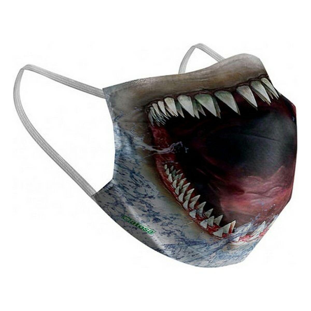 Hygienic Reusable Fabric Mask 6-9 years Shark