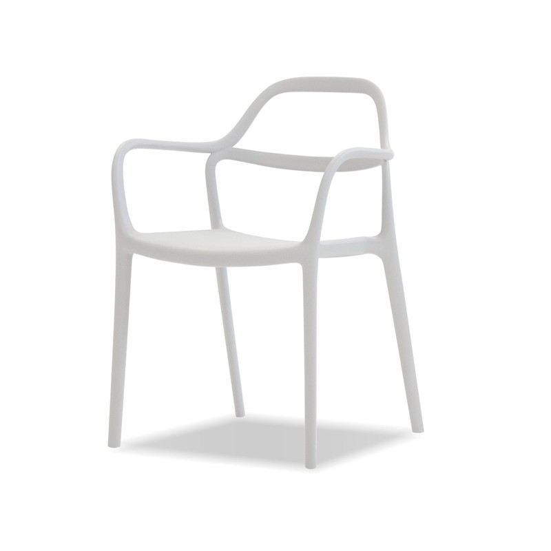 Mobital DARCHEWWHIT Chewie White Armchair - Set of 4