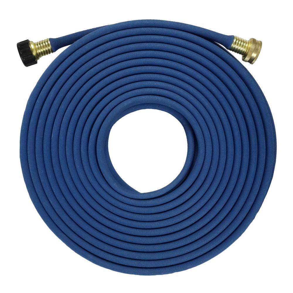 Cisvio 12 in. x 50 ft. Garden Flat Soaker Hose More Water Leakage Heavy-Duty Metal Hose Connector Ends Save 80% Water D0102H7BP2X