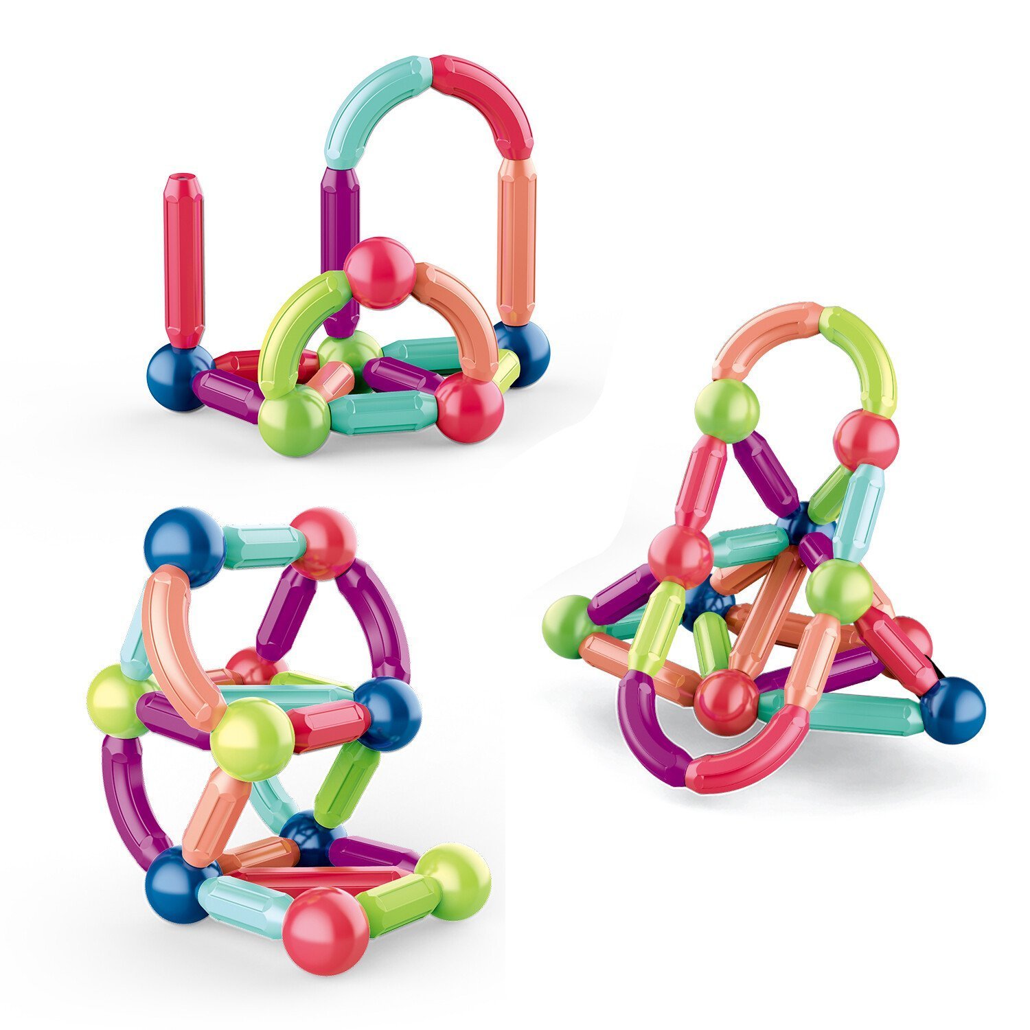 Mother's Day Sale - 49% OFF --- Magnetic Balls and Sticks Educational Magnetic Building Blocks