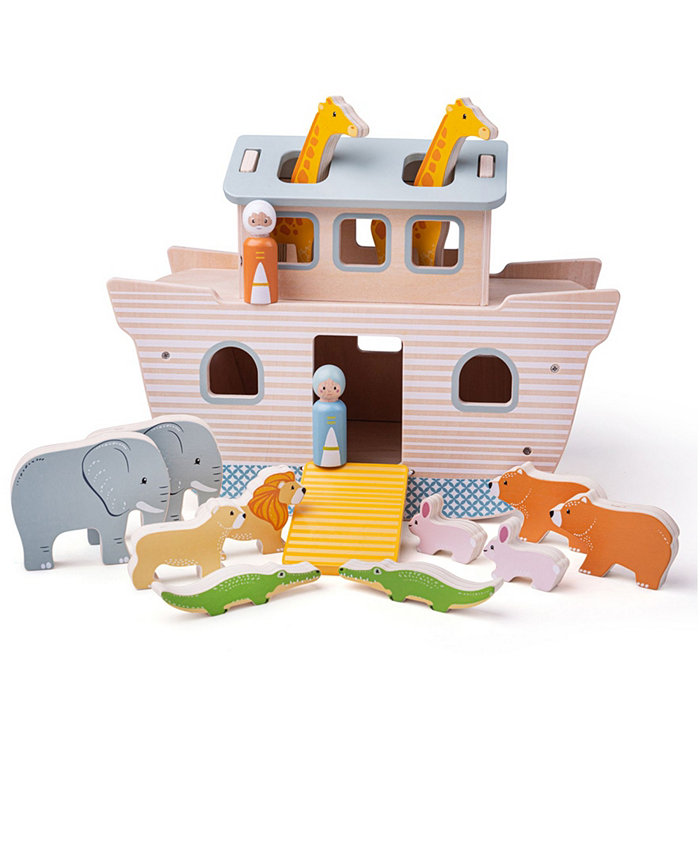 Bigjigs Toys - Noahs Ark Set  15 Piece