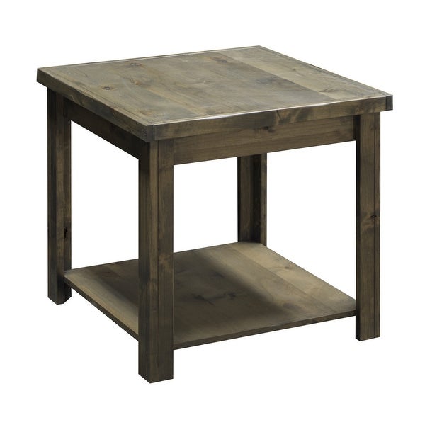 Carbon Loft 24-inch Fully Assembled Brown Side Table