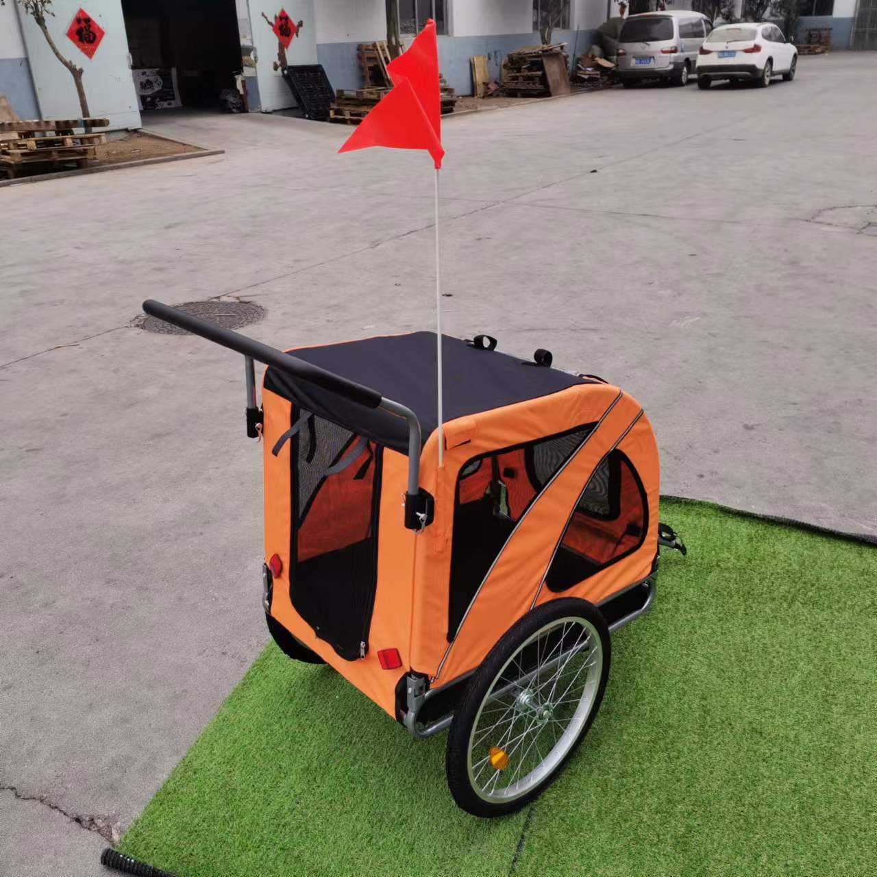 2 in1 pet Dog Bike Trailer Bicycle Trailer and Jogger