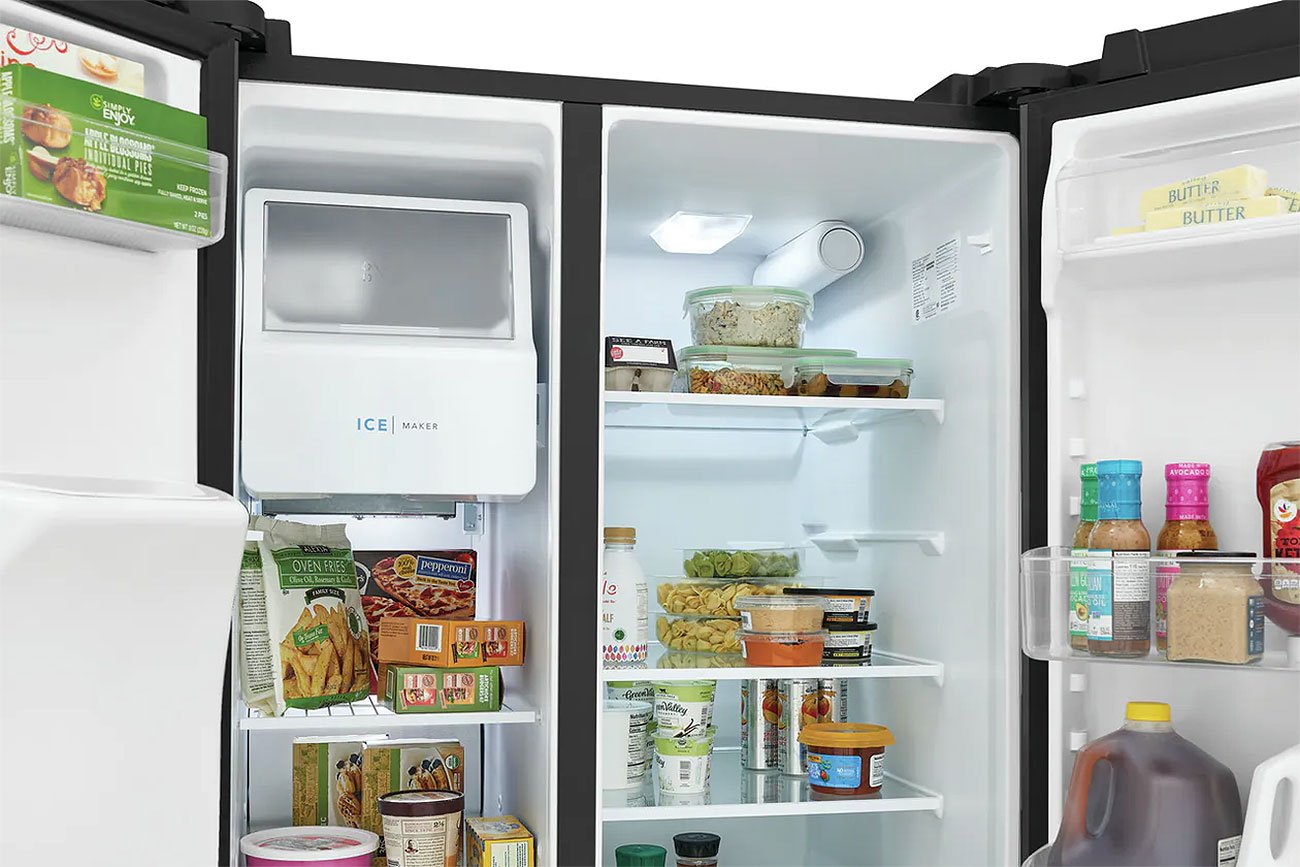 Frigidaire 25.6 Cu. Ft. Black Side-By-Side Refrigerator