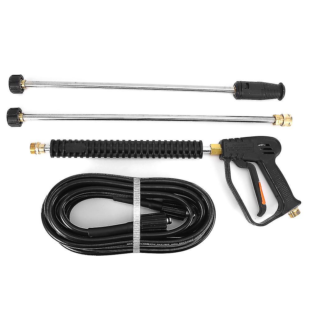 High Pressure Water Spray Gun Car Washer 3000psi Washing Machine with 2 Extension Rods 8m Hose