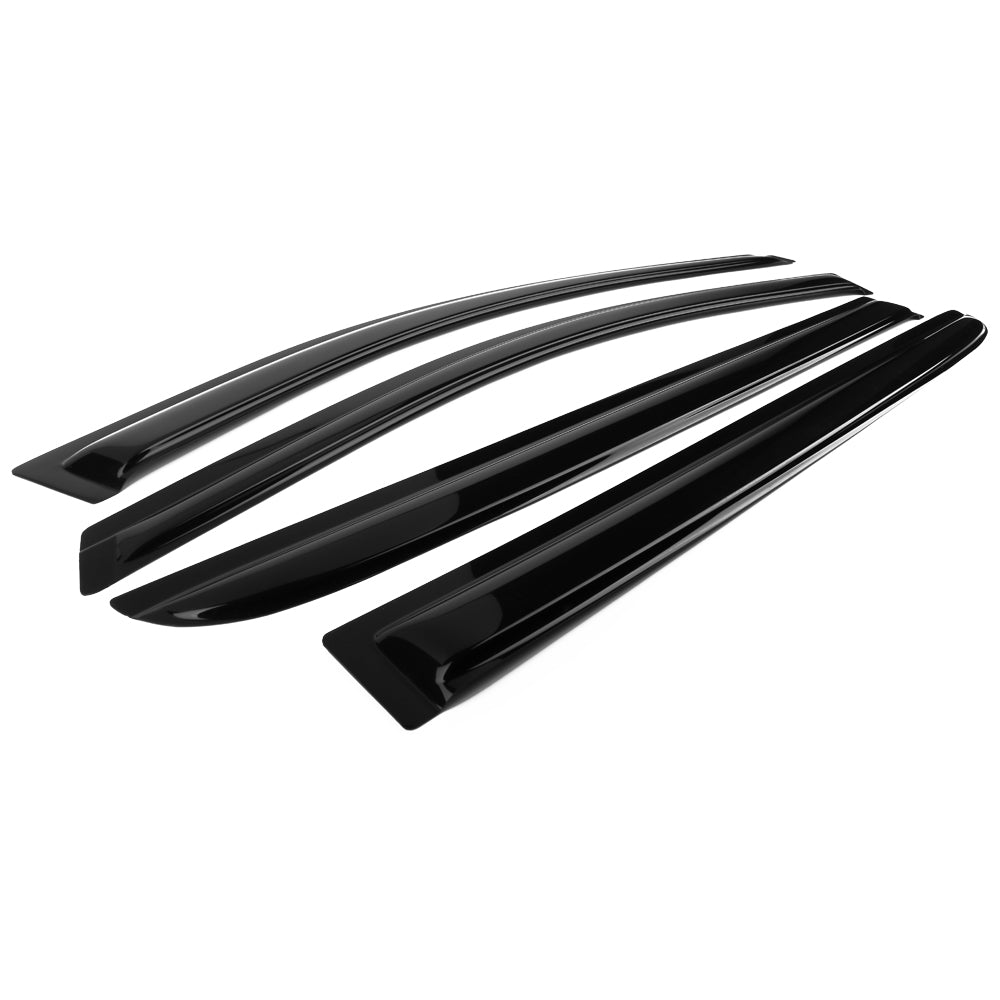 Ikon Motorsports Compatible with 05-07 Honda Odyssey Acrylic Window Visors Vent Windshield Deflector Rain Guard 4Pc Set Outside Mount 2005 2006 2007