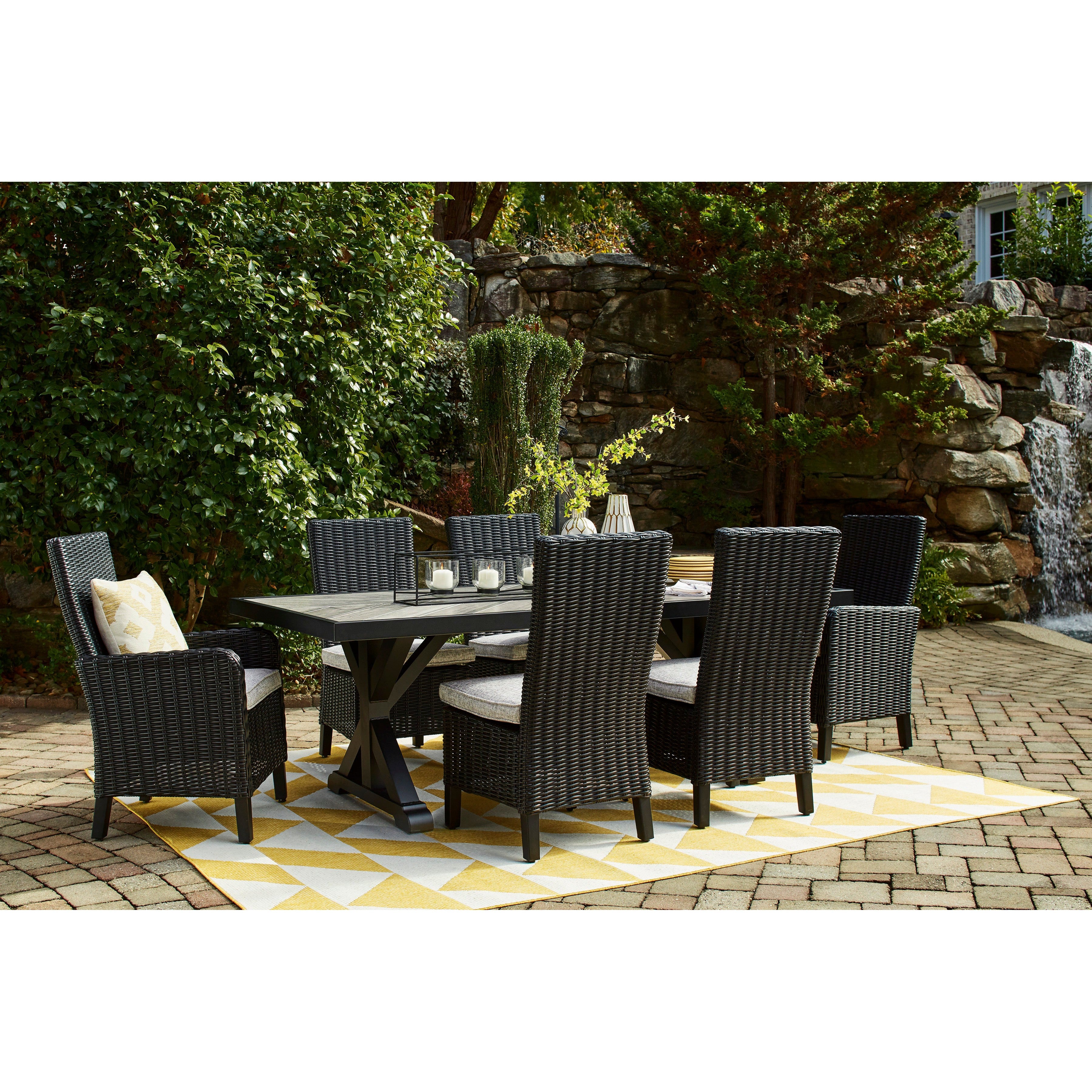 Fire Island Black Outdoor Dining Sets