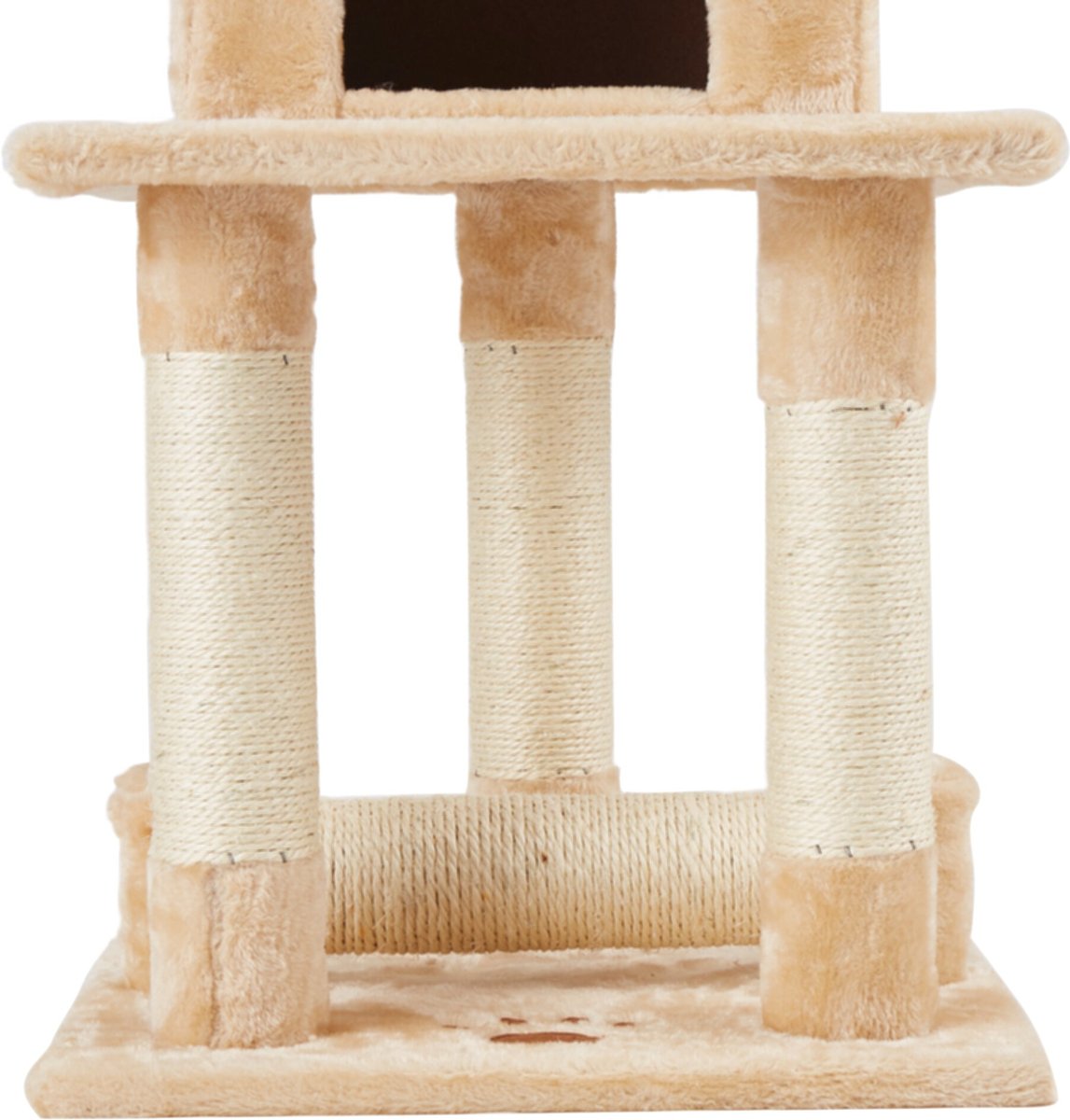 Go Pet Club 45-in Faux Fur Cat Tree and Condo