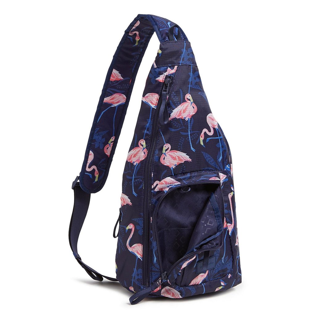 Vera Bradley  Sling Backpack in Flamingo Party