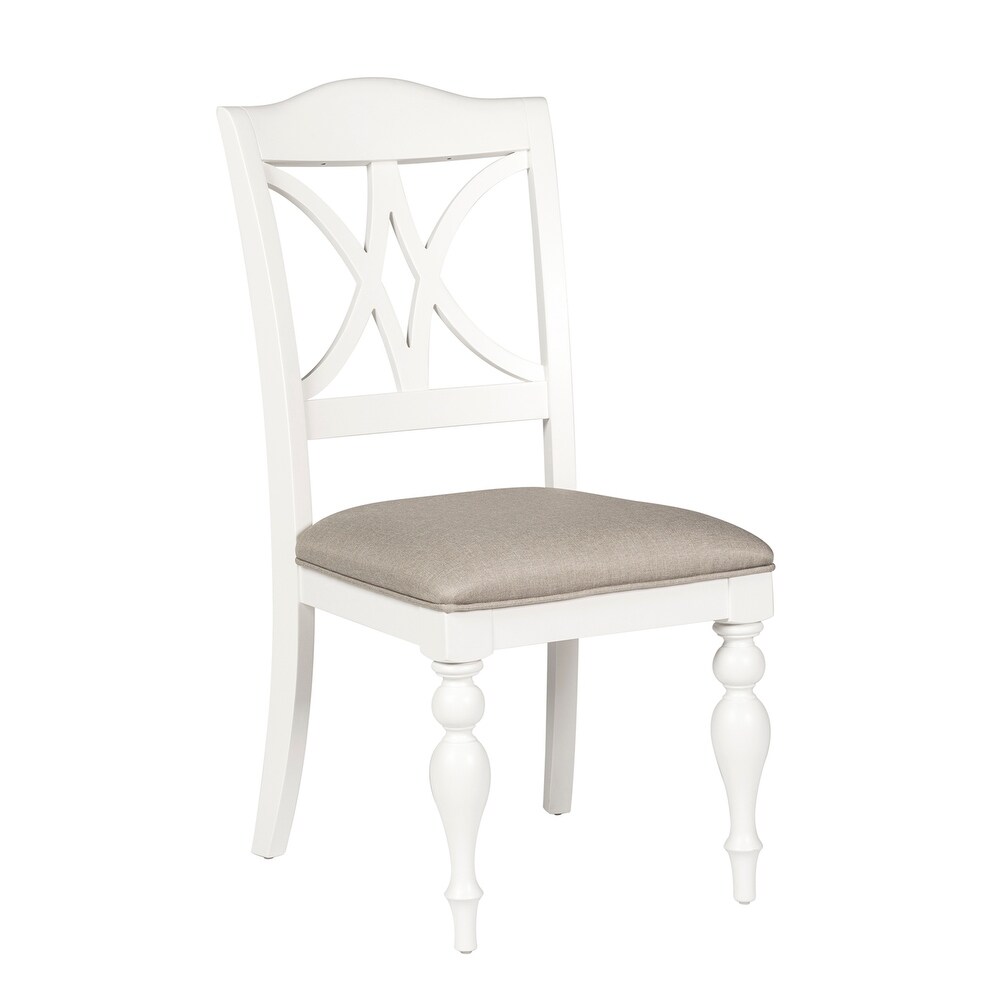 Summer House Oyster White 7 Piece Rectangular Table Set