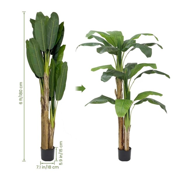 Artificial Banana Tree 6FT