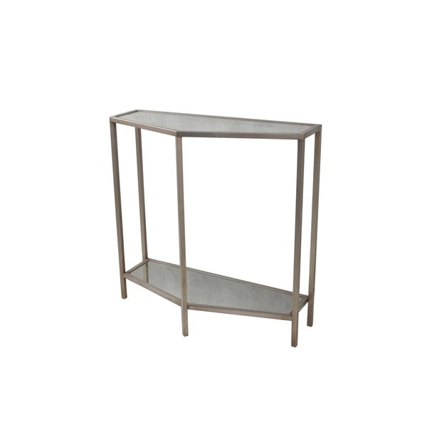 Metal and Glass Console Table