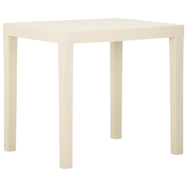 vidaXL Patio Table White 31.1