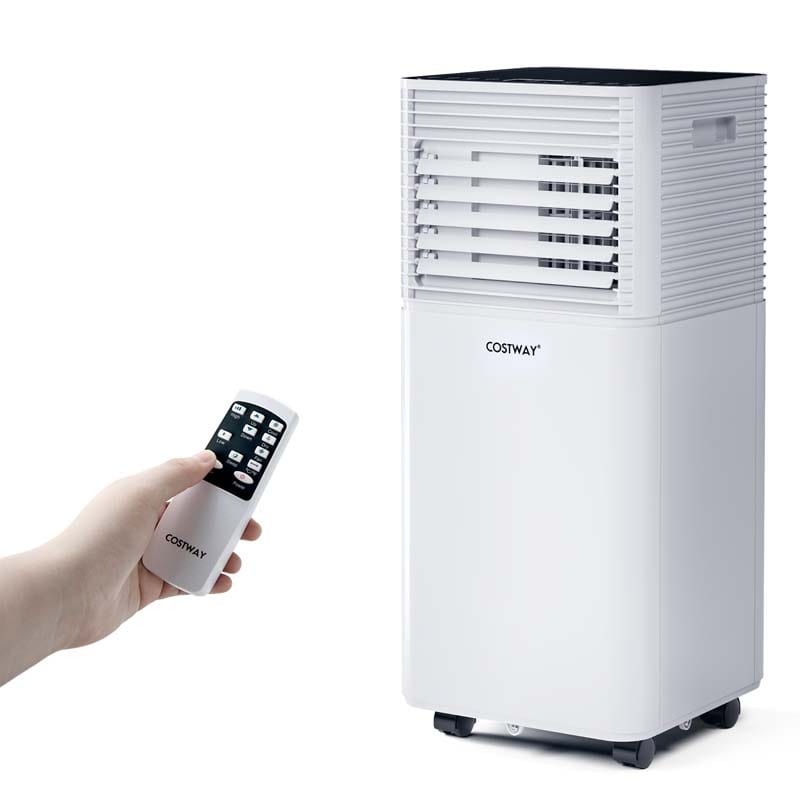 10000 BTU 3-in-1 Portable Air Conditioner Air Cooler Fan Dehumidifier with 4 Modes & 2 Speeds, Remote Control