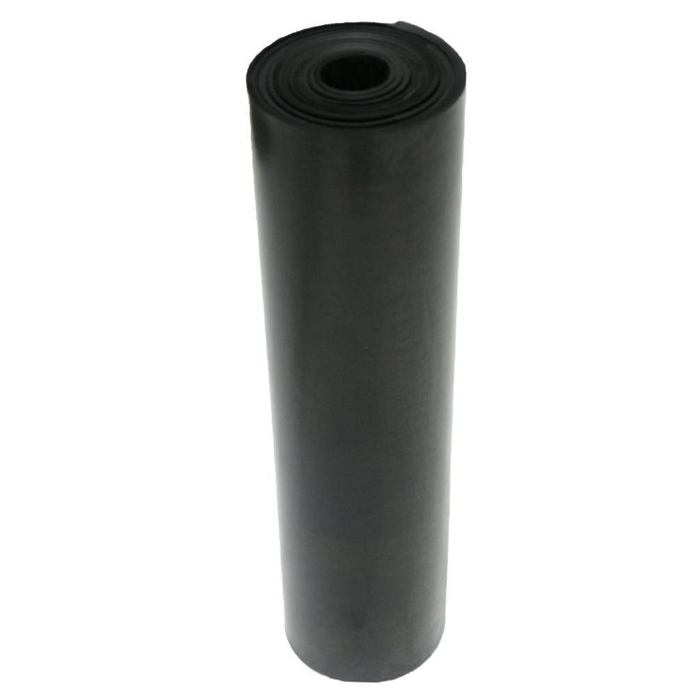 Rubber-Cal Nitrile 14 in. x 36 in. x 144 in. Commercial Grade 60A Black Buna Sheets 20-111-0250-36-144