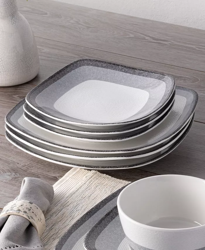 Noritake Colorscapes Layers 12 Piece Square Dinnerware Set