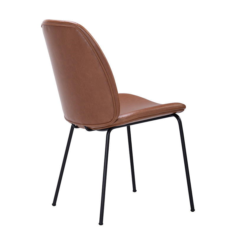 ADELIA Dining Chair - Tan & Black