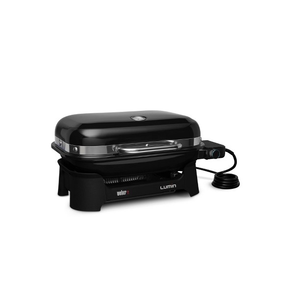 Weber 91090901 Lumin Compact Electric Grill Black