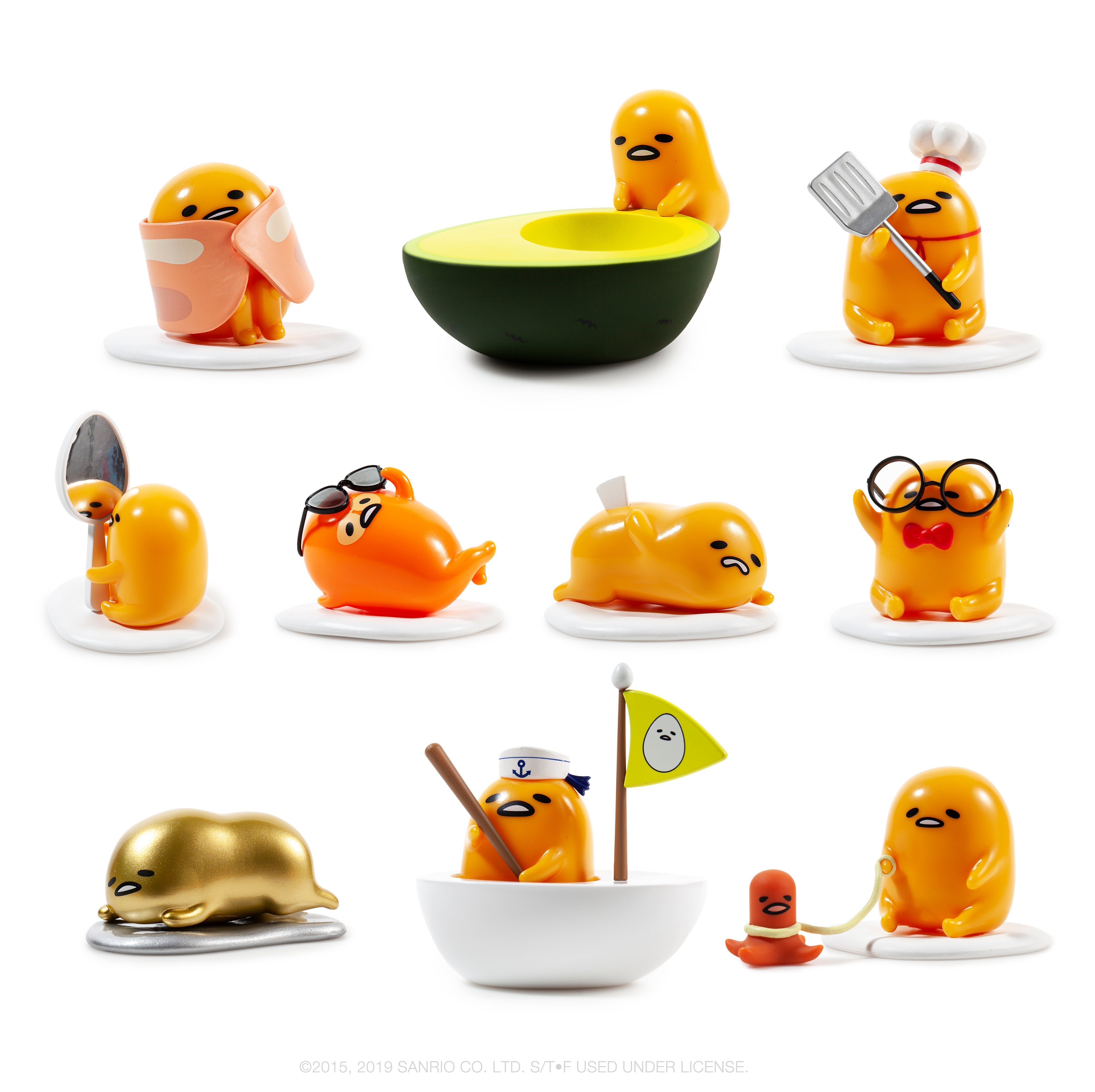 Gudetama Eggstra Lazy Vinyl Mini Figure Series by Kidrobot