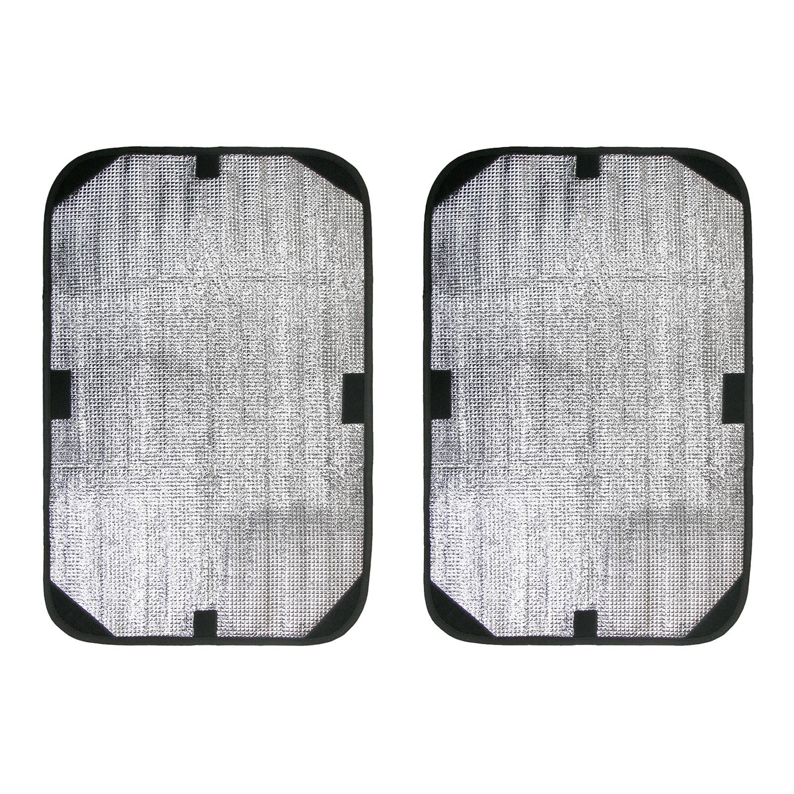 2x RV Door Window Shade Cover 15.94x24.41inch Double- for Trailer