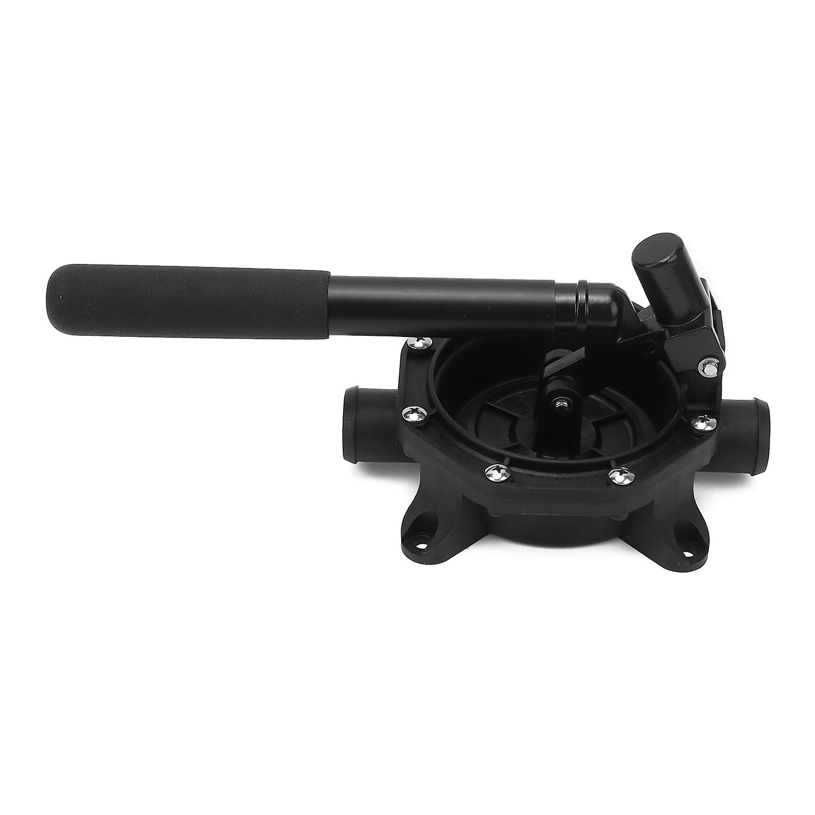 Boat Hand Diaphragm Bilge Pump Selfpriming 2724 Lph/720gph 2 Position Aluminium Handle For 33mm Diameter Hose