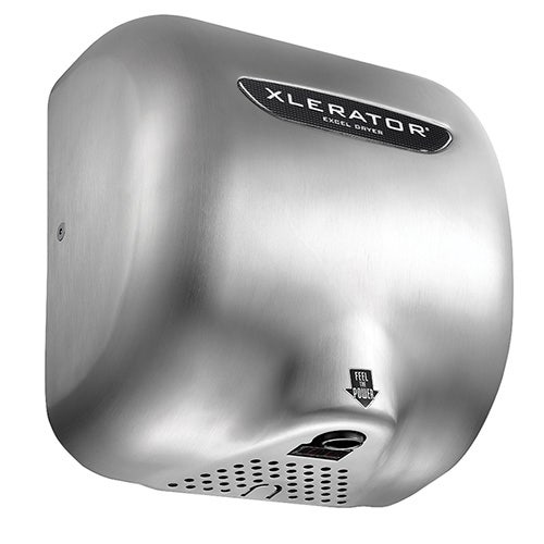 Excel Dryer XL-SB XLERATOR Surface Mounted Automatic Hand Dryer， Brushed Stainless Steel， 120V