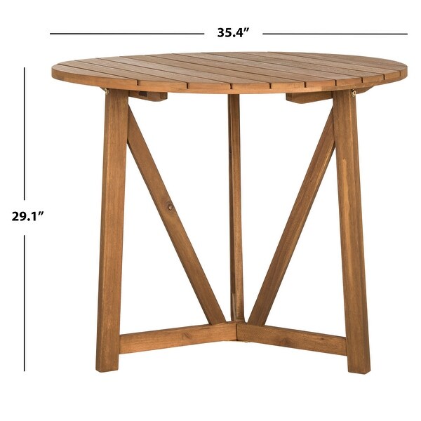 SAFAVIEH Outdoor Cloverdale Round Table